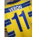 Parma 98/99 Home Yellow&Blue Soccer Jersey